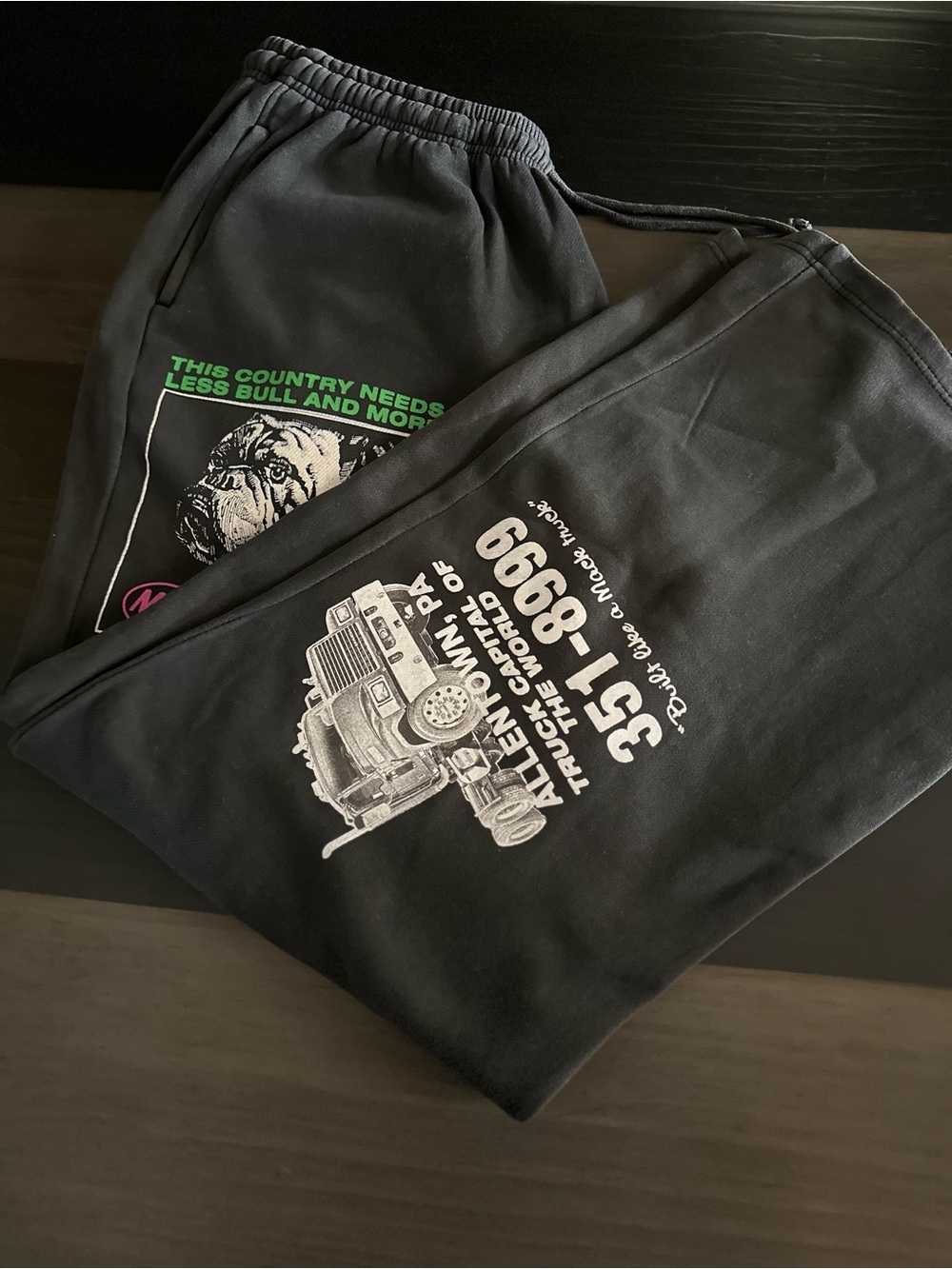 Men’s Mack truck sweats